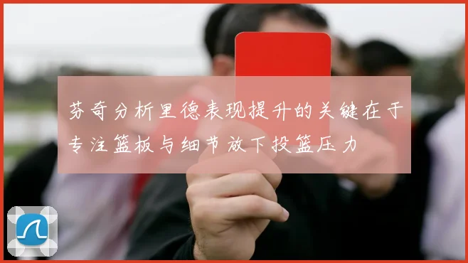 芬奇分析里德表现提升的关键在于专注篮板与细节放下投篮压力